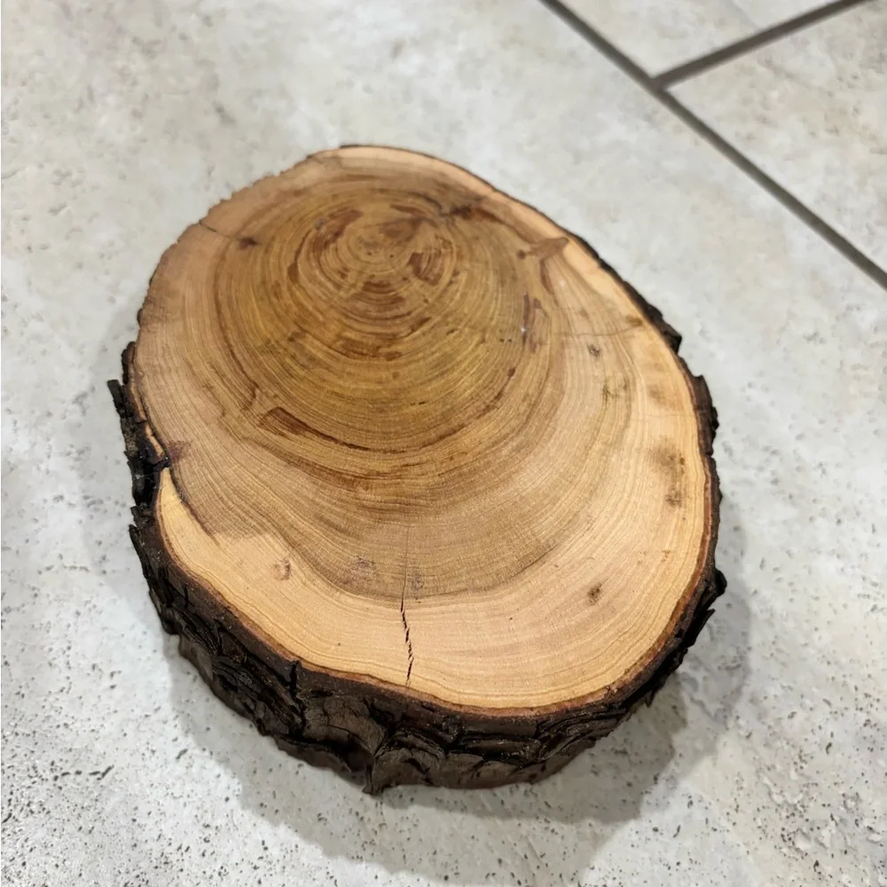 Rustic Handmade Wooden Catch-All Bowl - Picture 6 of 6
